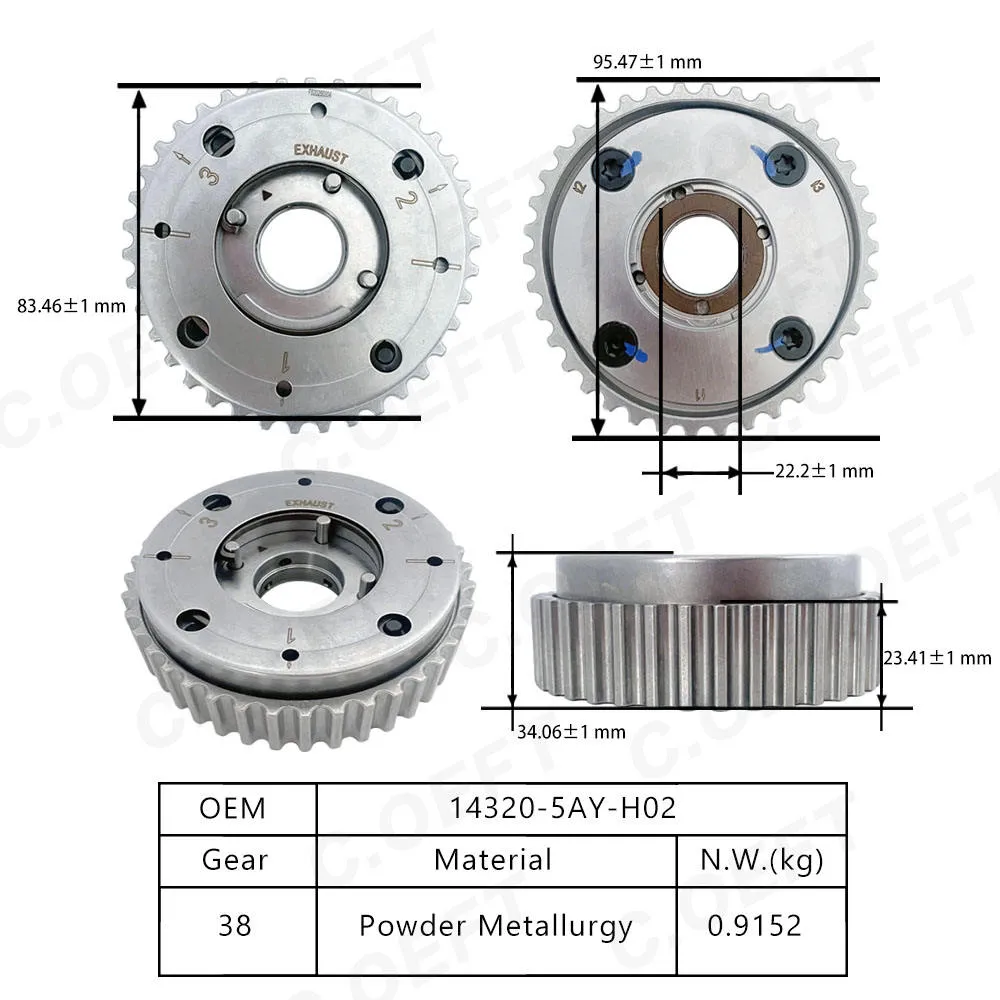 Для Honda P10A 1.0 VVT Газораспределительный механизм (выпускной) 14320-5AY-H02