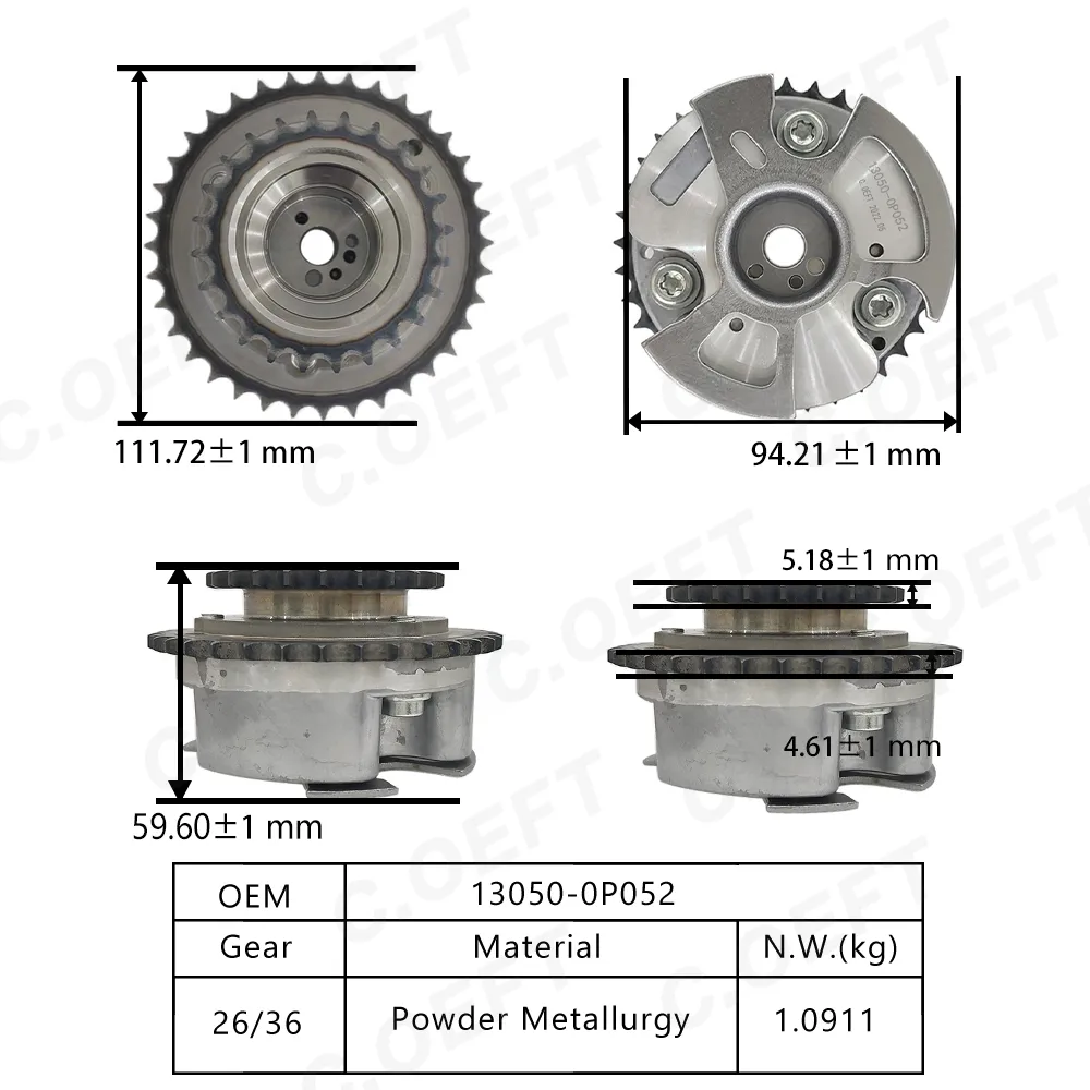 Для зубчатого колеса ГРМ Crown 3GR 5GR 2.5 3.0 VVT 13050-0P052