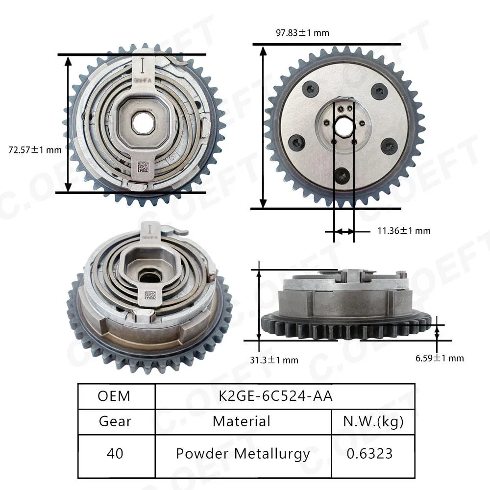 Для Ford 2.0T и 2.3T Блок регулировки распределительного вала K2GE-6C524-AA