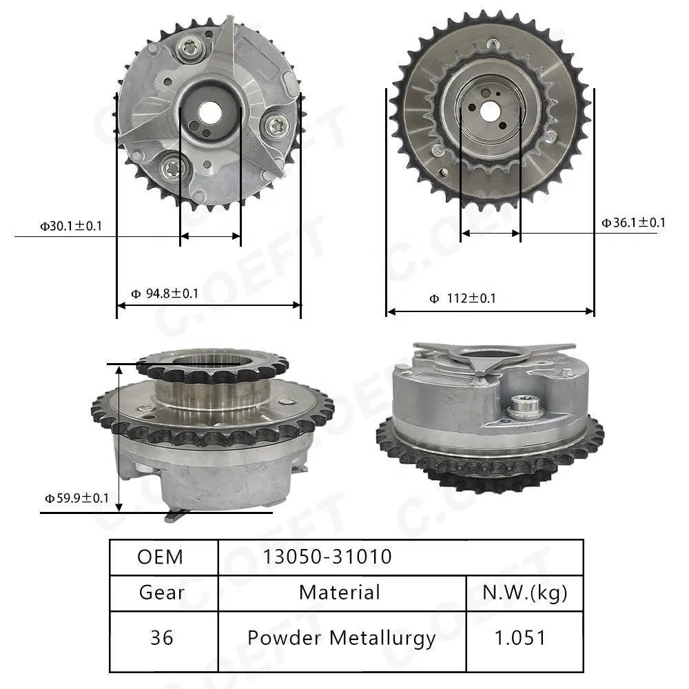 Для toyota 1GR 4.0 Vvt Механизм газораспределения 13050-31010