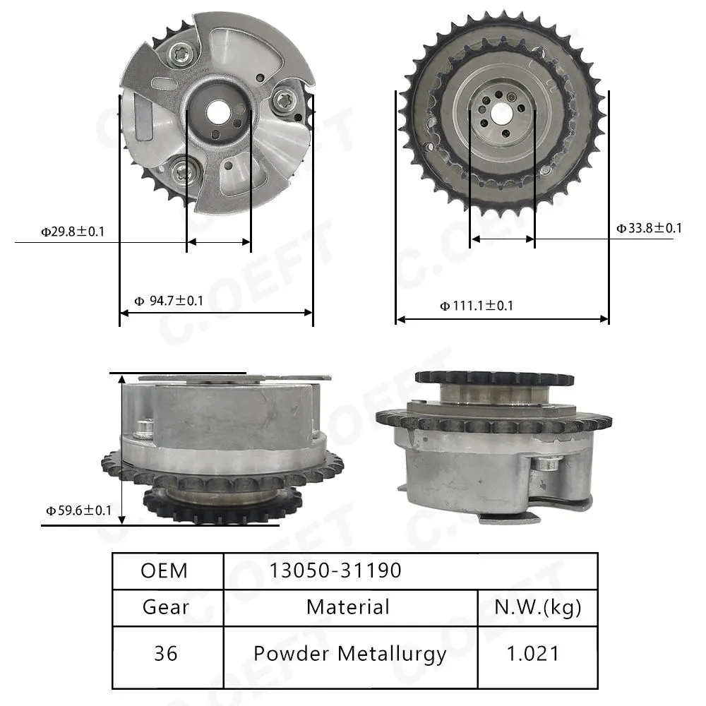Для Toyota 1GR 6GR 4.0 Механизм регулировки фаз газораспределения 13050-31190