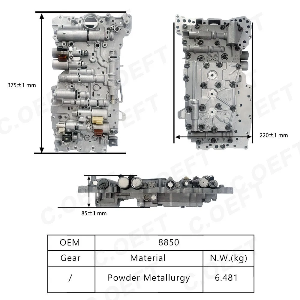 Для старшей модели Toyota Land Cruiser Prado 4000 Корпус клапана коробки передач в сборе 8850