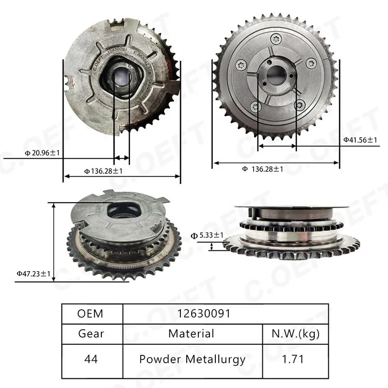 Для GM V6 4.3 Звездочка распределительного вала ГРМ 12630091