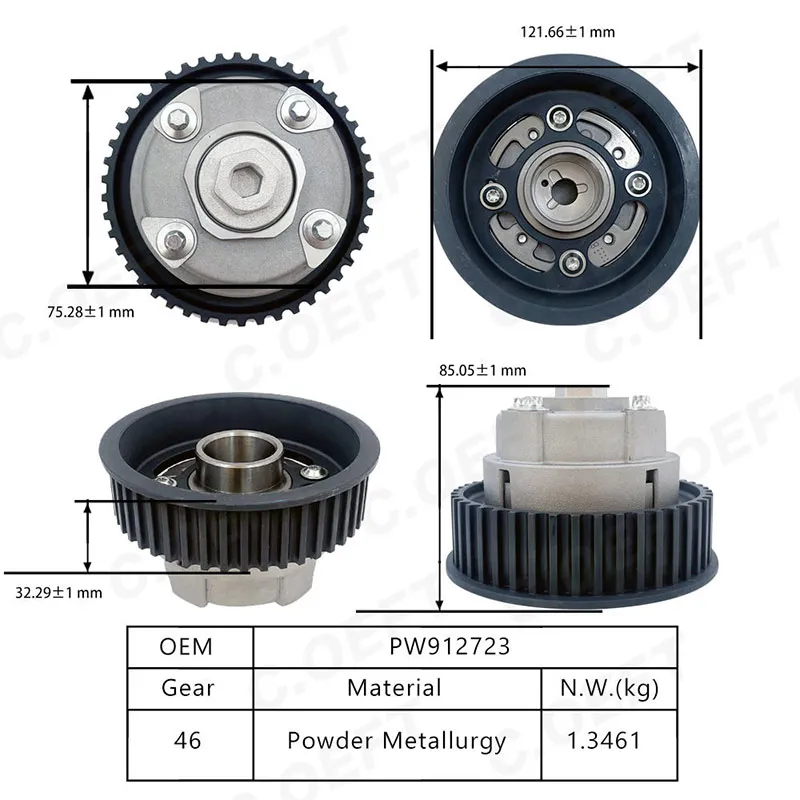 Для старого газораспределительного механизма Baoteng Civic VVT PW912723 0180030419 PW812535