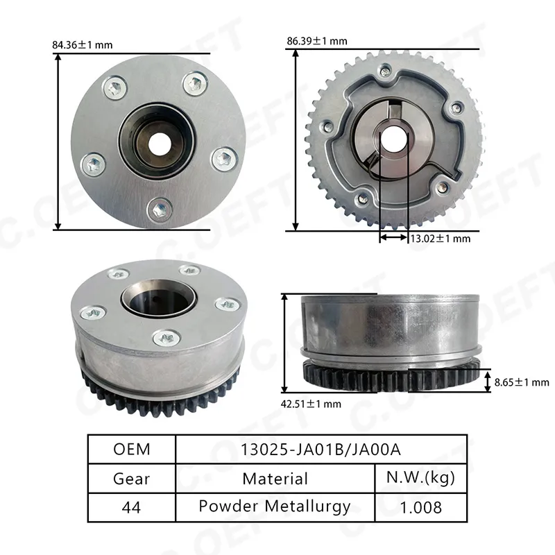 для Nissan 2.5L VVT Газораспределительный механизм 13025-JA01B/JA00A