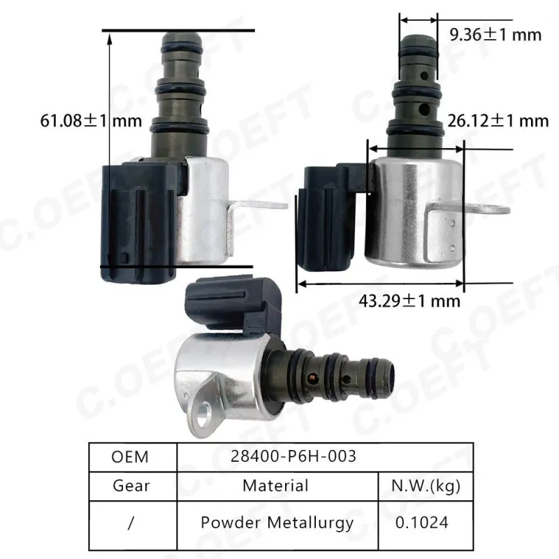 Для клапана коробки передач Honda 28400-P6H-003