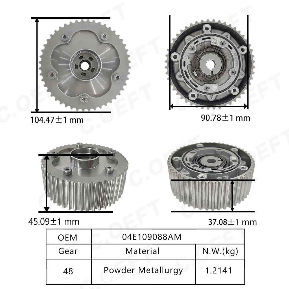 Для Volkswagen EA211 1.4T VVT Шестерня ГРМ 04E109088AM