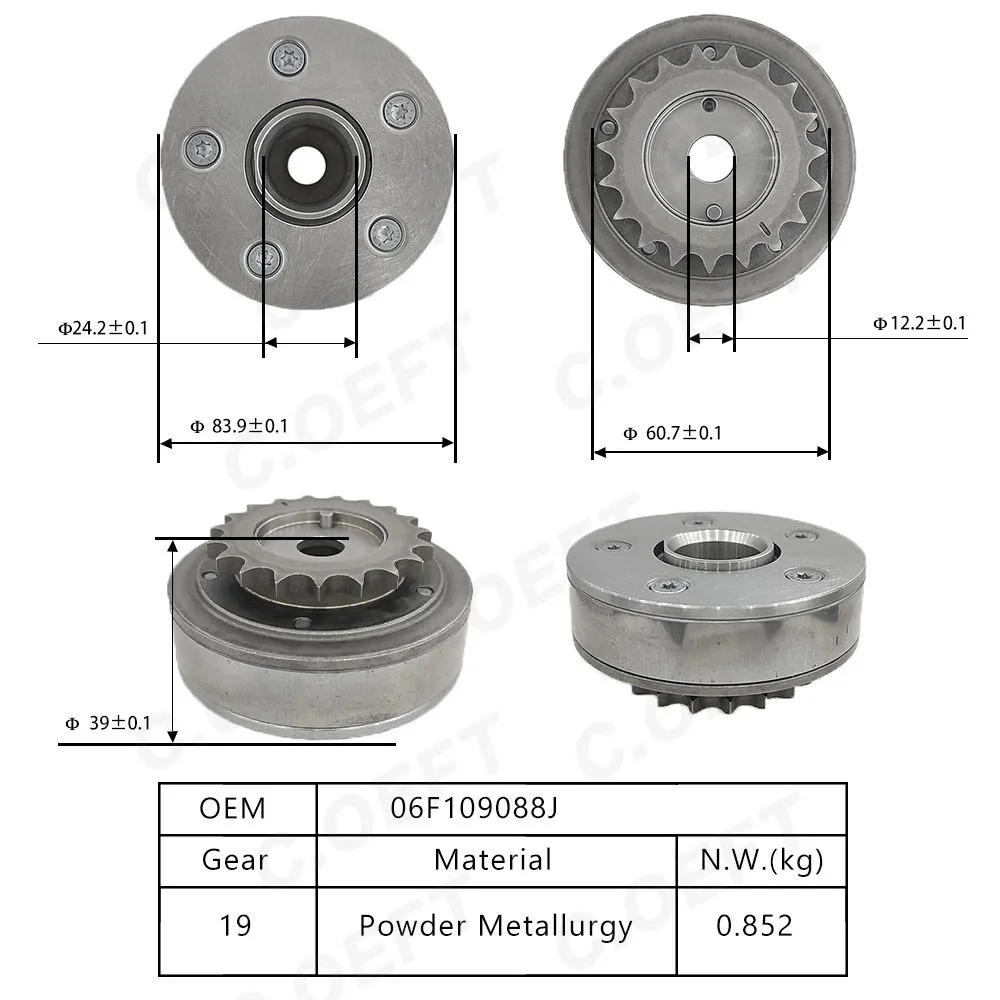 Для Volkswagen Audi VVT Шестерня ГРМ 06F109088J