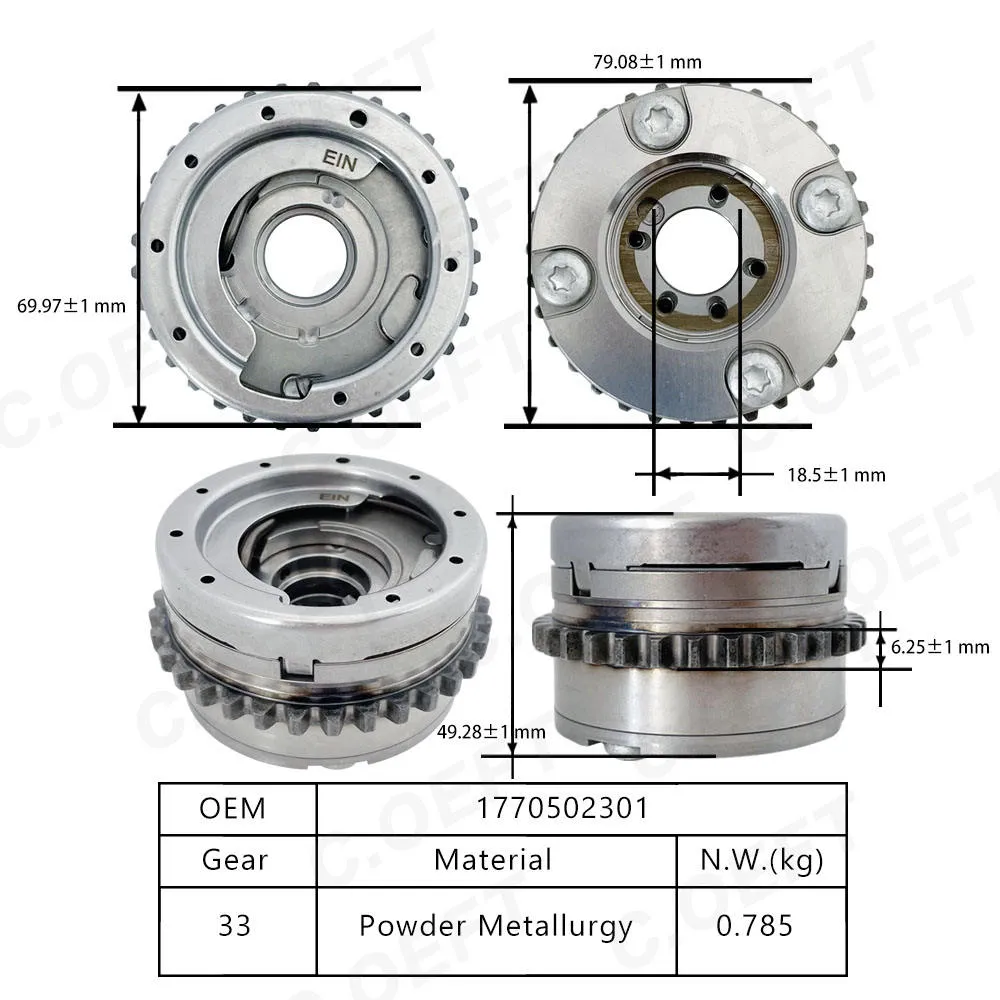Для Mercedes Benz 177 VVT Газораспределительный механизм (впускной) 1770502301
