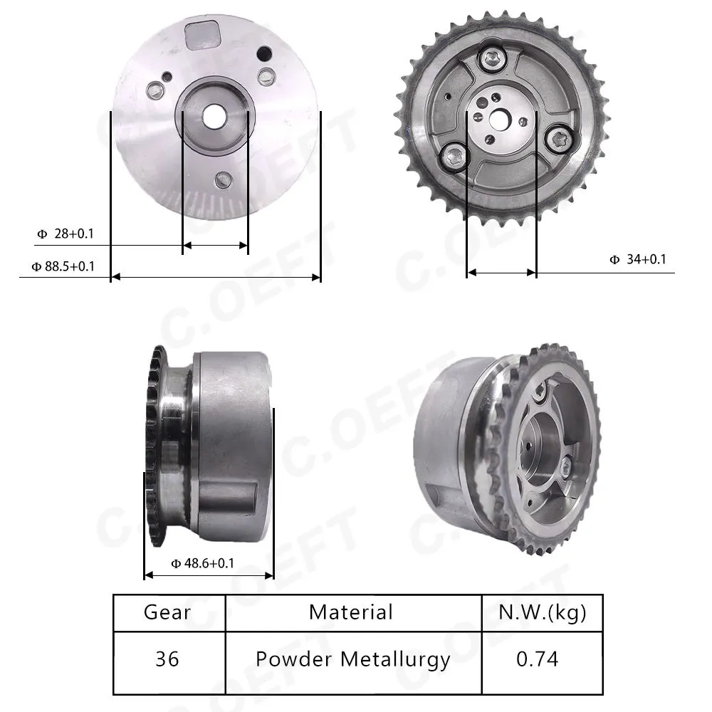 Для Toyota 1KR 1.0 Шестерня ГРМ 135200Q010