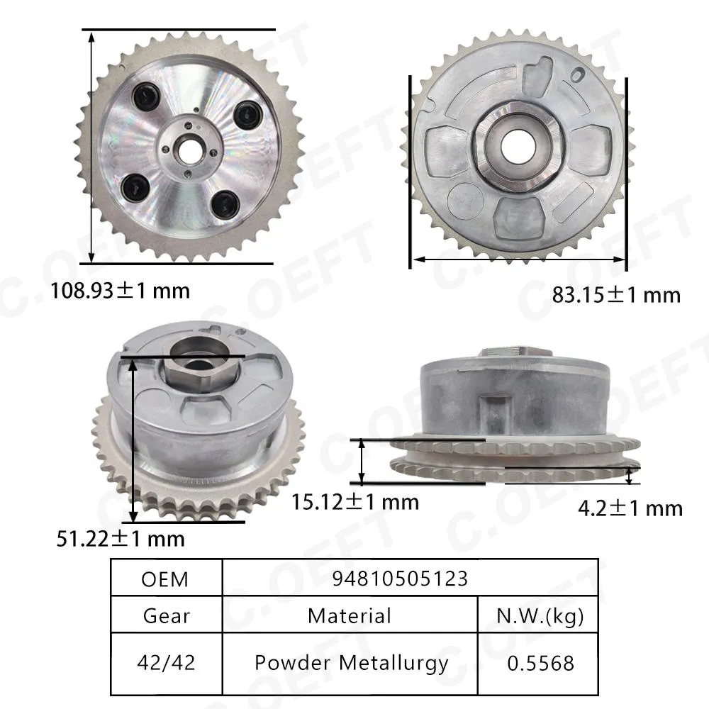 Для Porsche 3.6 VVT Механизм газораспределения 94810505123 94810505121