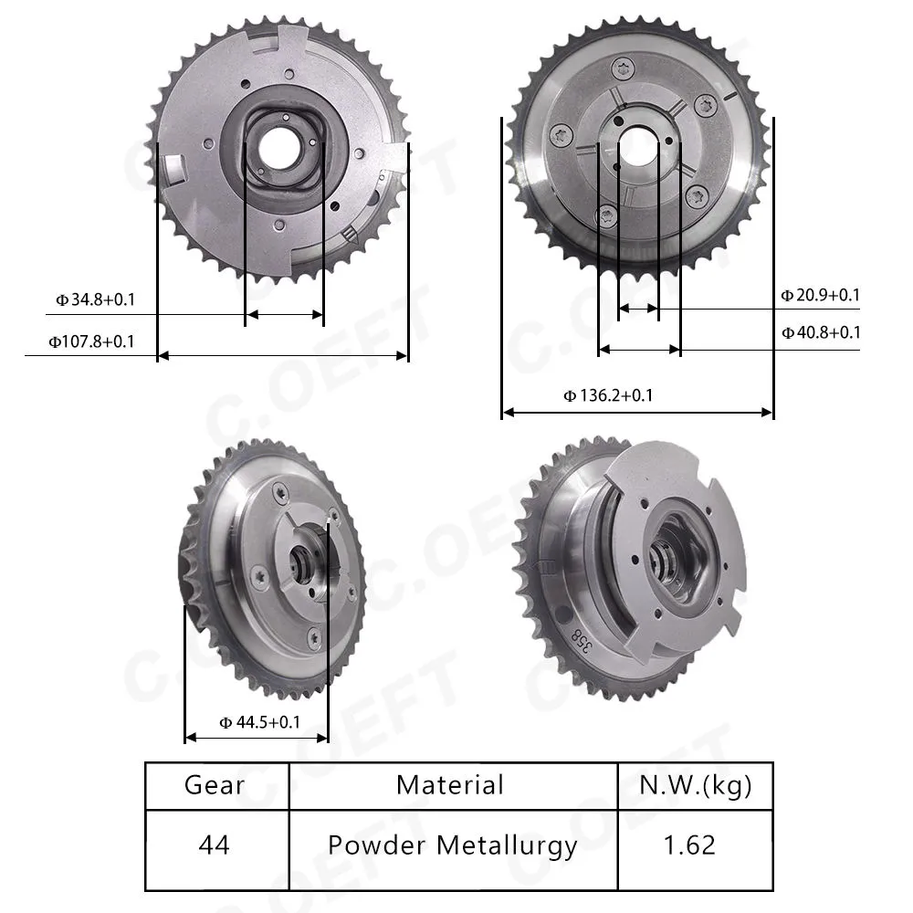 Для блока регулировки распределительного вала GM5.3L 12606358
