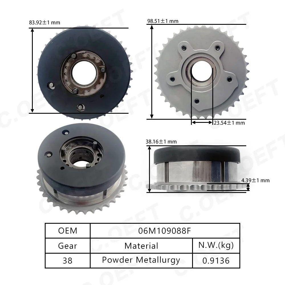Для Audi 3.0 VW Volkswagen 3.0 VVT Газораспределительный механизм (выпускной) 06M109088F