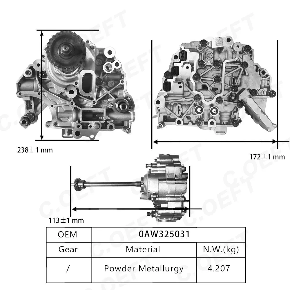 Для Volkswagen Audi Корпус клапана коробки передач в сборе 0AW325031
