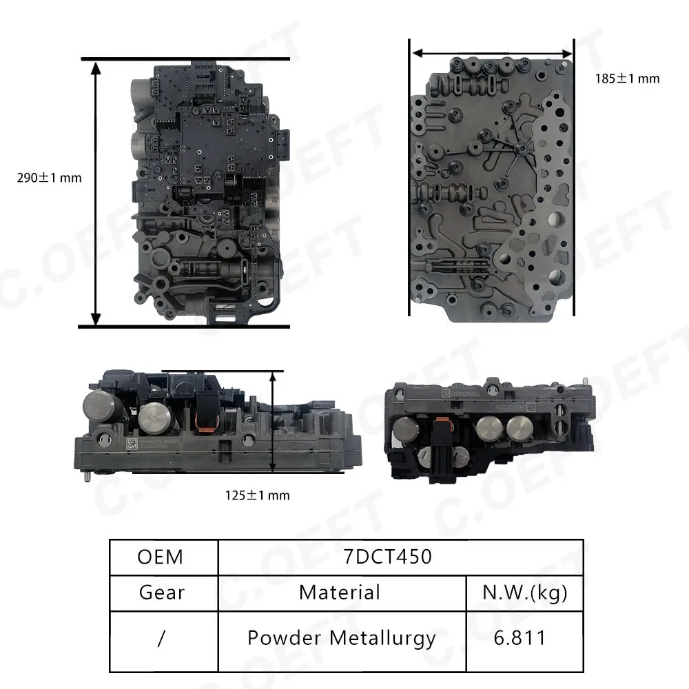 Для трансмиссии двигателя Great Wall Корпус клапана в сборе 7DCT450