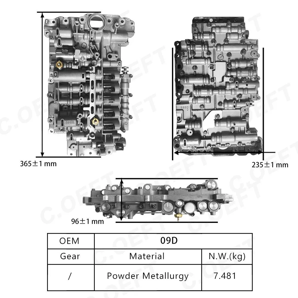 Для коробки передач Volkswagen корпус клапана в сборе 09D