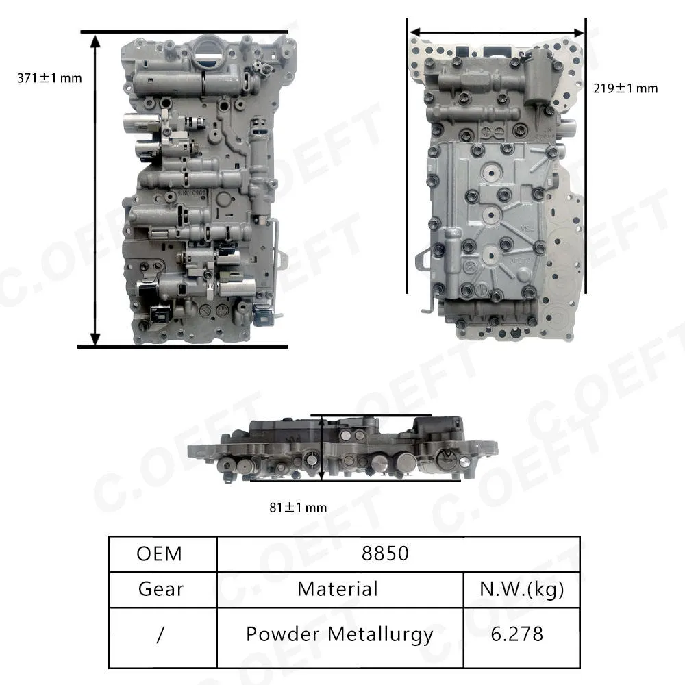 Для новой коробки передач Toyota Land Cruiser Prado 4000 Корпус клапана в сборе 8850