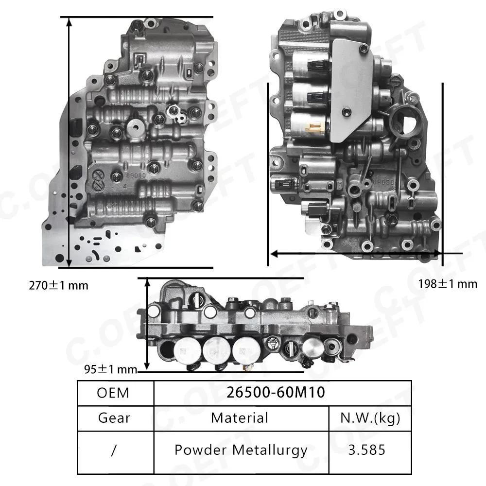 Для корпуса трансмиссионного клапана Changan в сборе U440 26500-60M10