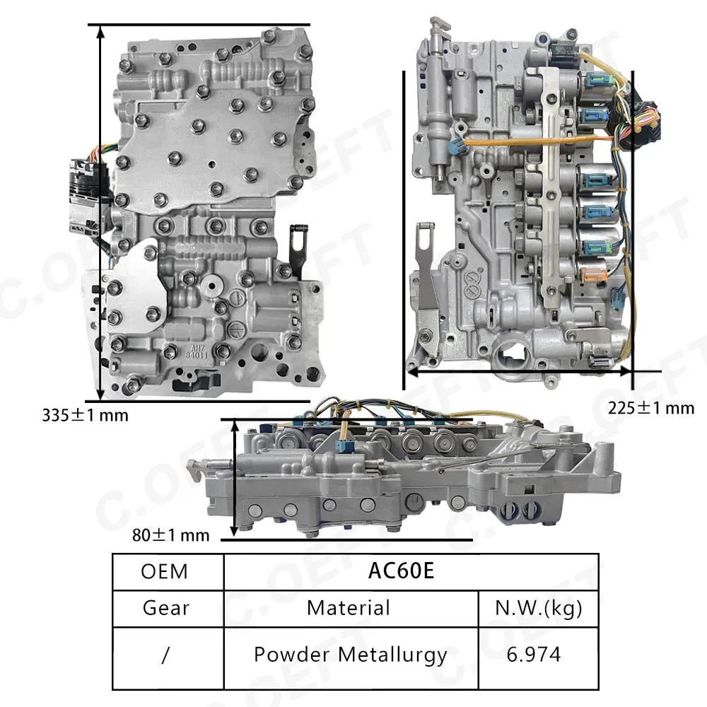 Для корпуса трансмиссионного клапана Changan в сборе AC60E