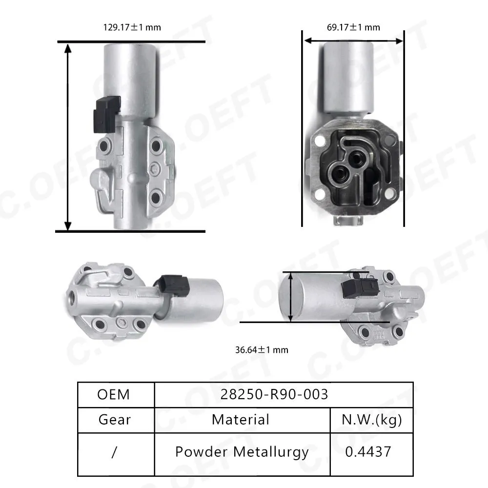 Для электромагнитного клапана коробки передач Honda 28250-R90-003