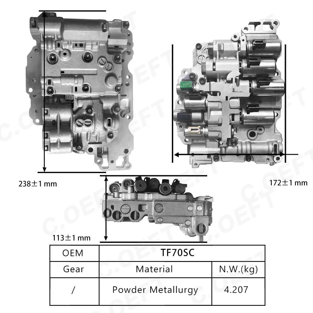 Для коробки передач Buick Opel Корпус клапана коробки передач в сборе TF70SC