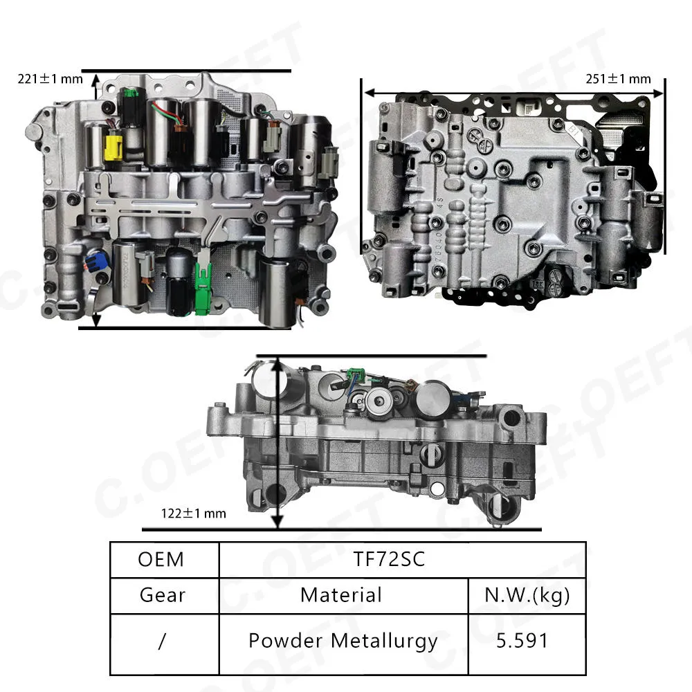 Для Ford Корпус клапана коробки передач в сборе TF72SC для Jeep Compass