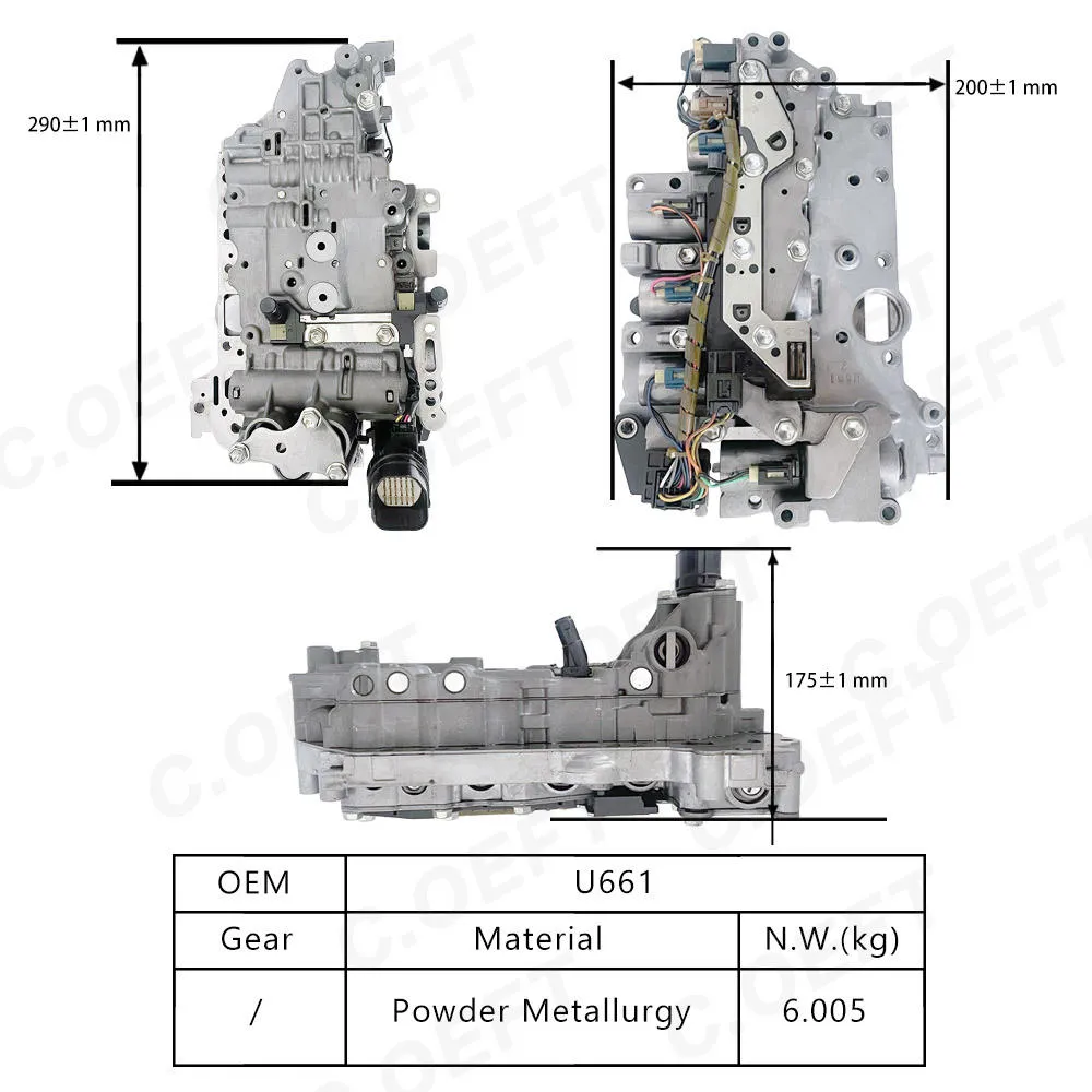 Для Toyota для Highlander Корпус клапана коробки передач в сборе U661