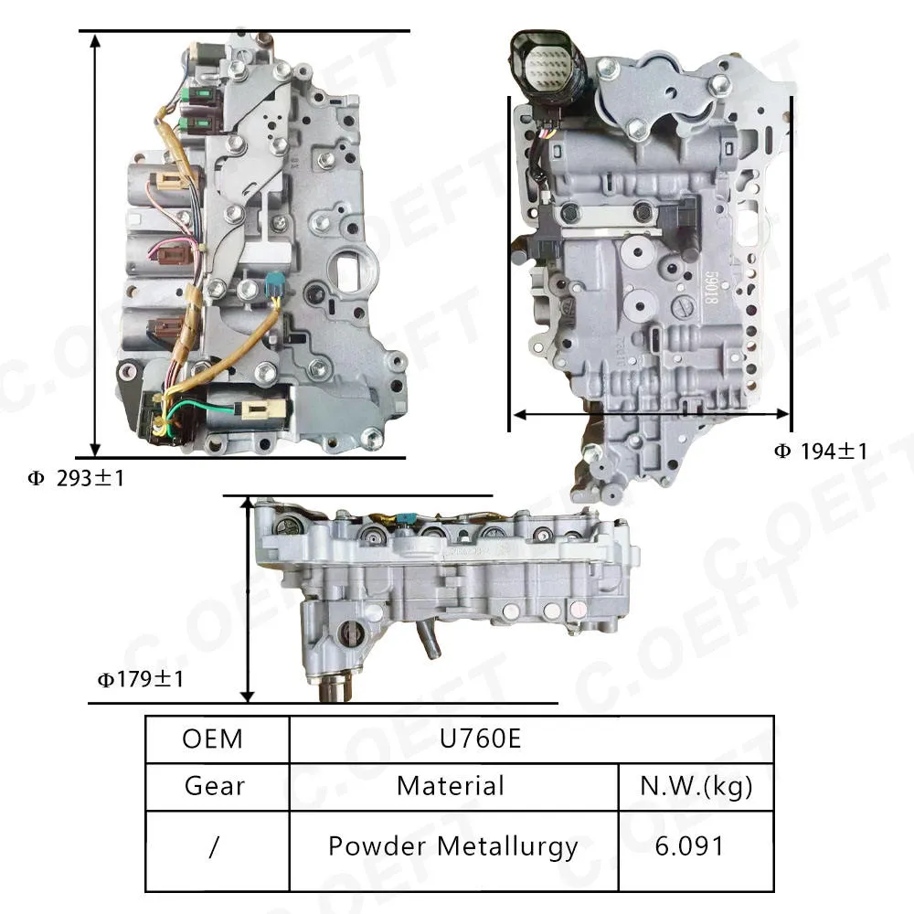 Для toyota camry Корпус клапана коробки передач в сборе U760E U760