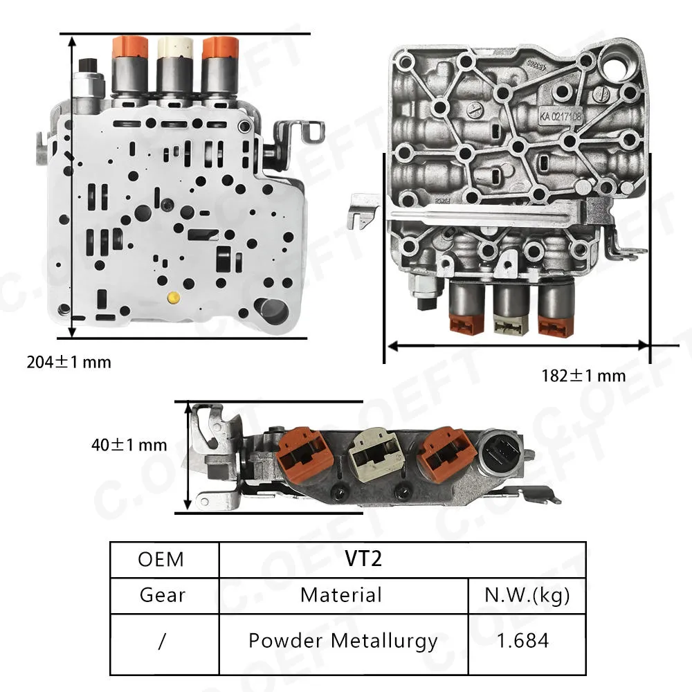 Для Mini Cooper BYD Haima Geely GS M3 Корпус трансмиссионного клапана в сборе VT2 VT3