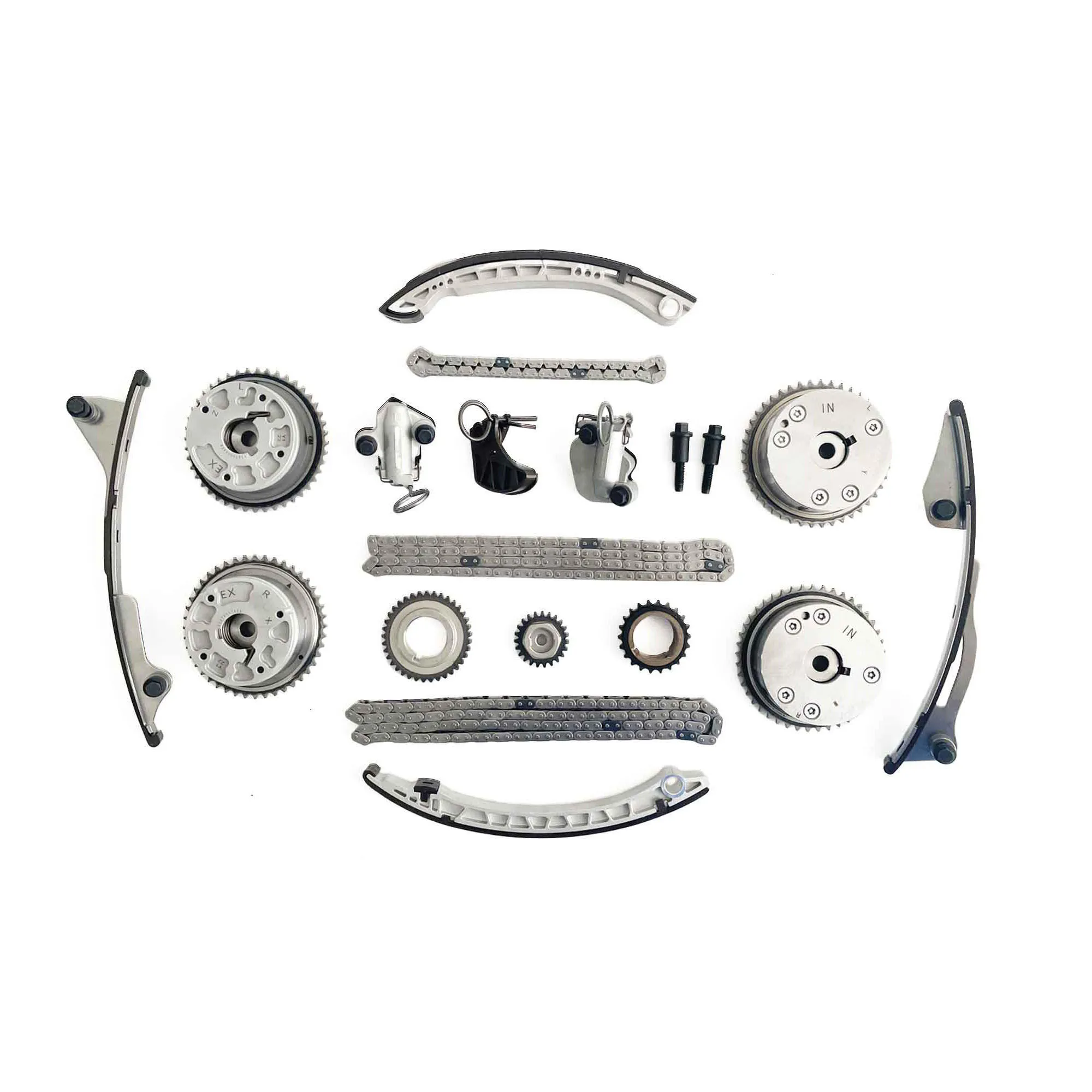 Для Ford Edge Explorer Mustang Комплект цепи ГРМ AT4Z6C255B AT4Z6256A-B ASBG-AT4Z-11 7T4Z8501B/C
