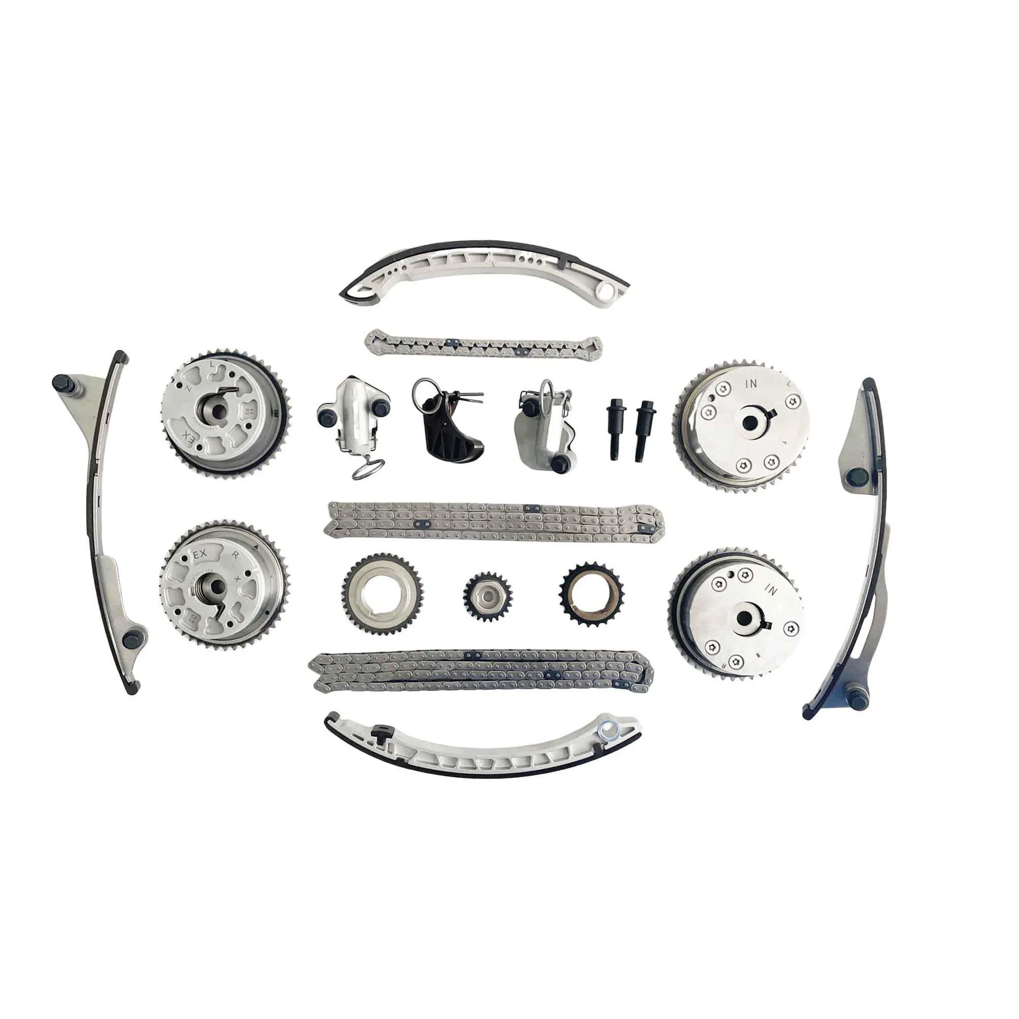 Для Ford Edge Explorer Mustang Комплект цепи ГРМ AT4Z6C255B AT4Z6256A-B ASBG-AT4Z-11 7T4Z8501B/C