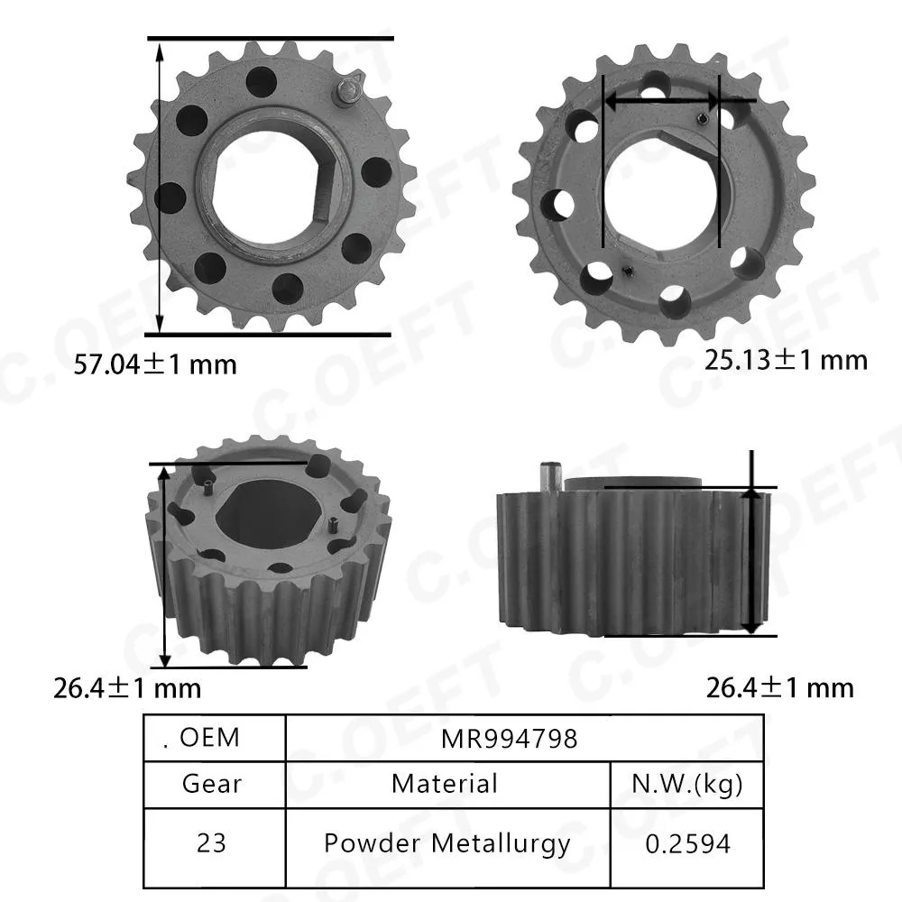 Для Mitsubishi Комплект цепи ГРМ MR994798