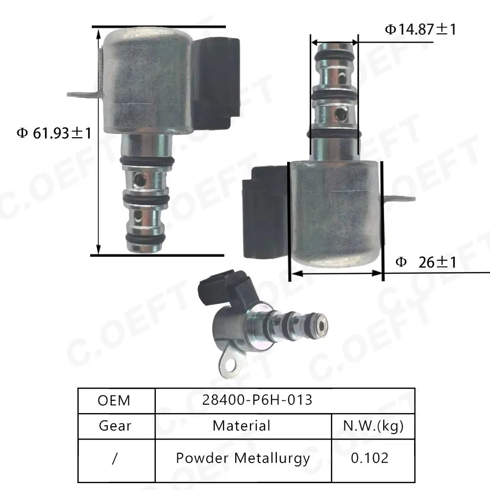 Для электромагнитного клапана коробки передач Honda 28400-P6H-013 28400-P6H-003