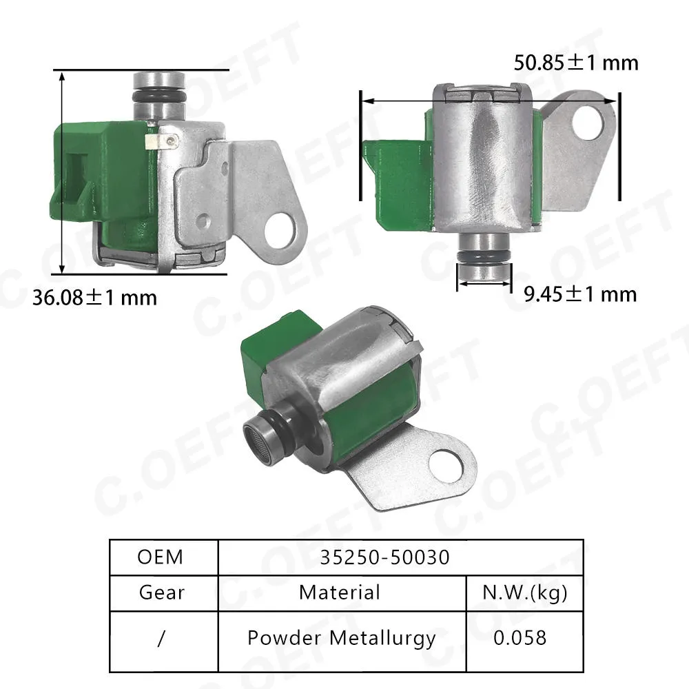 Для трансмиссионного клапана Toyota 35250-50030