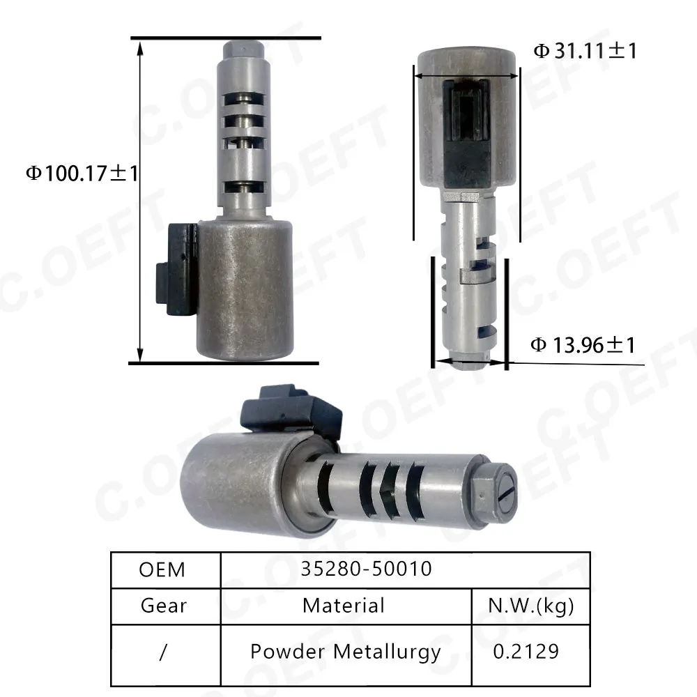 Для электромагнитного клапана коробки передач Toyota 35280-50010