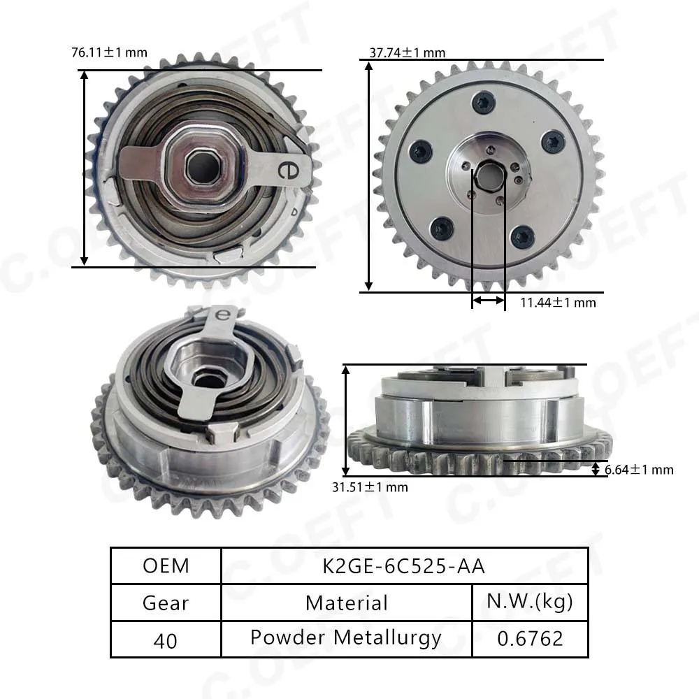 Для Ford 2.0T/2.3T VVT Газораспределительный механизм (выпускной) K2GE-6C525-AA