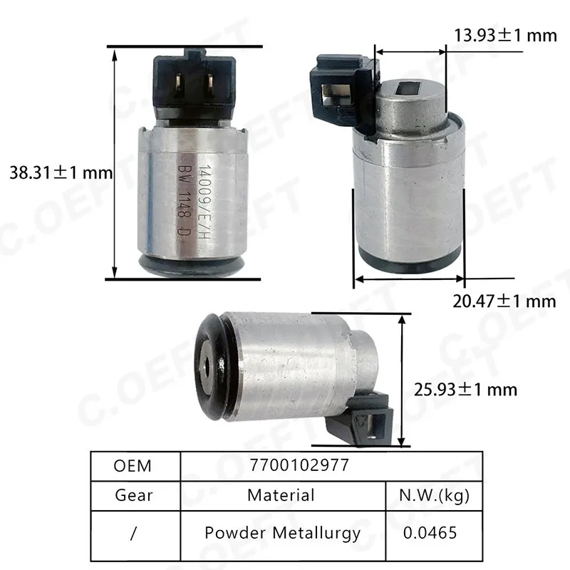 Для электромагнитного клапана коробки передач Peugeot Citroen 7700102977 257419