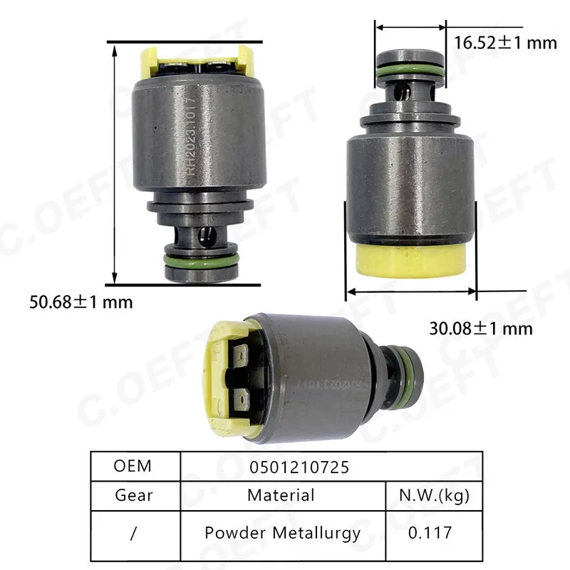 Для Volkswagen BMW 5HP19 Электромагнитный клапан коробки передач 0501210725 24341423461