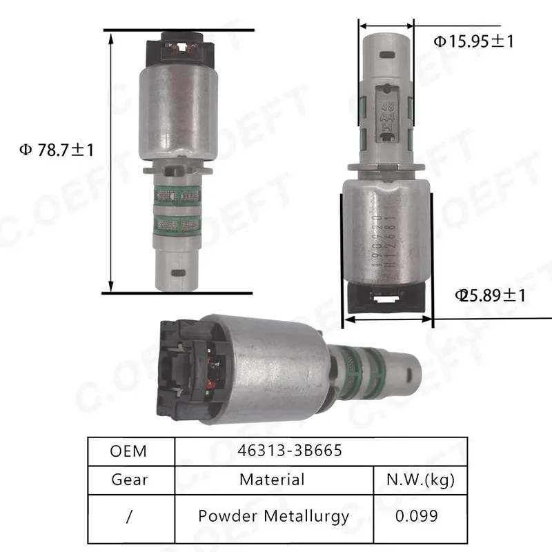 Для электромагнитного клапана коробки передач Hyundai Kia 46313-3B665