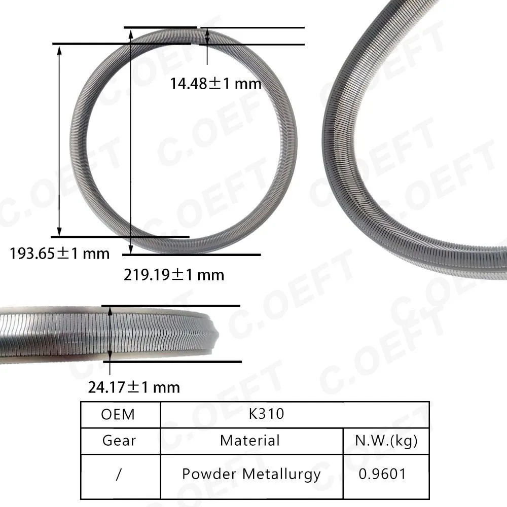 Для Toyota Auto Parts Трансмиссионный стальной ремень K310