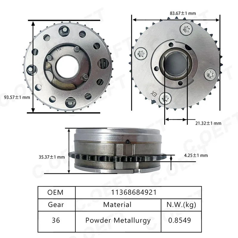 Для BMW B38 B48 B58 VVT Механизм газораспределения 11368684921
