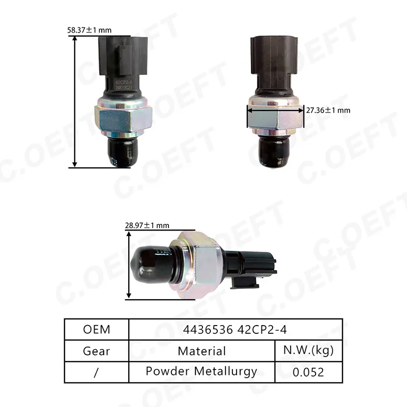Для датчика коробки передач Chery Hitachi 4436536 42CP2-4
