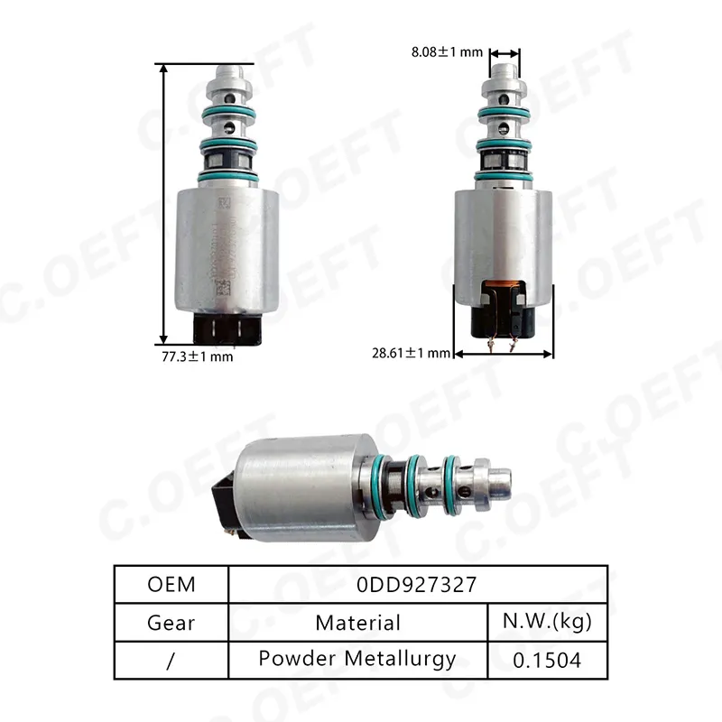 Для Volkswagen Audi 0DD Электромагнитный клапан коробки передач 0DD927327